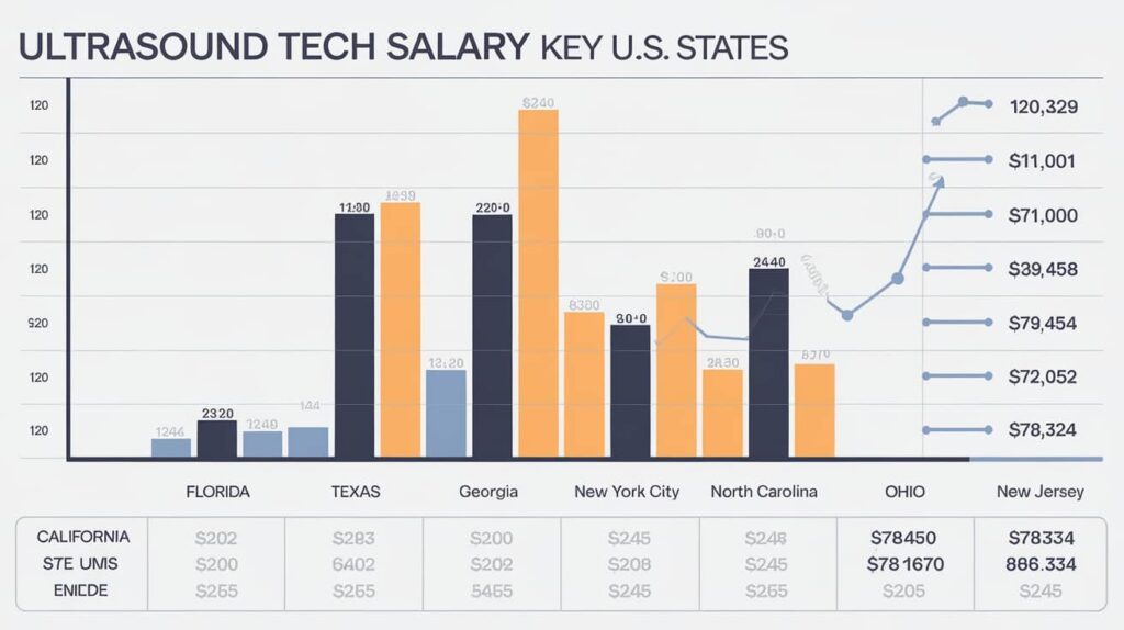 State-Specific Ultrasound Tech Salary Breakdown